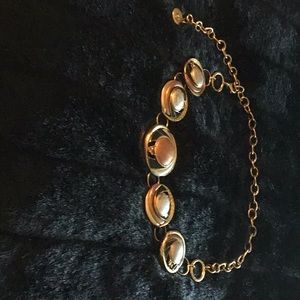 Multi tone and jeweled concho belt